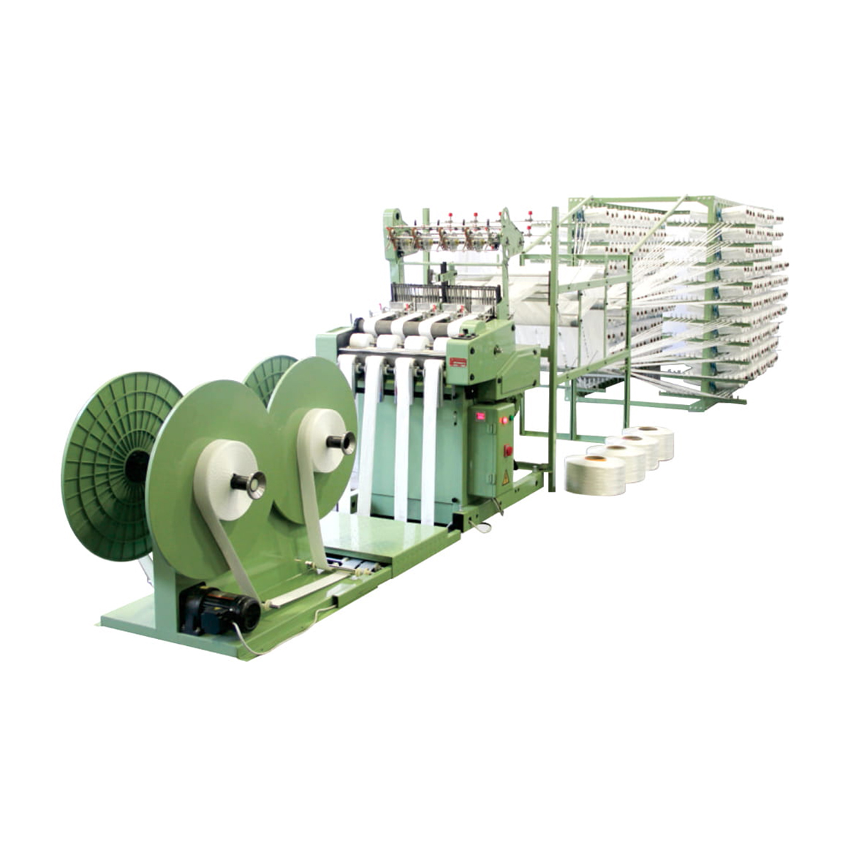 Lifting belt needle loom